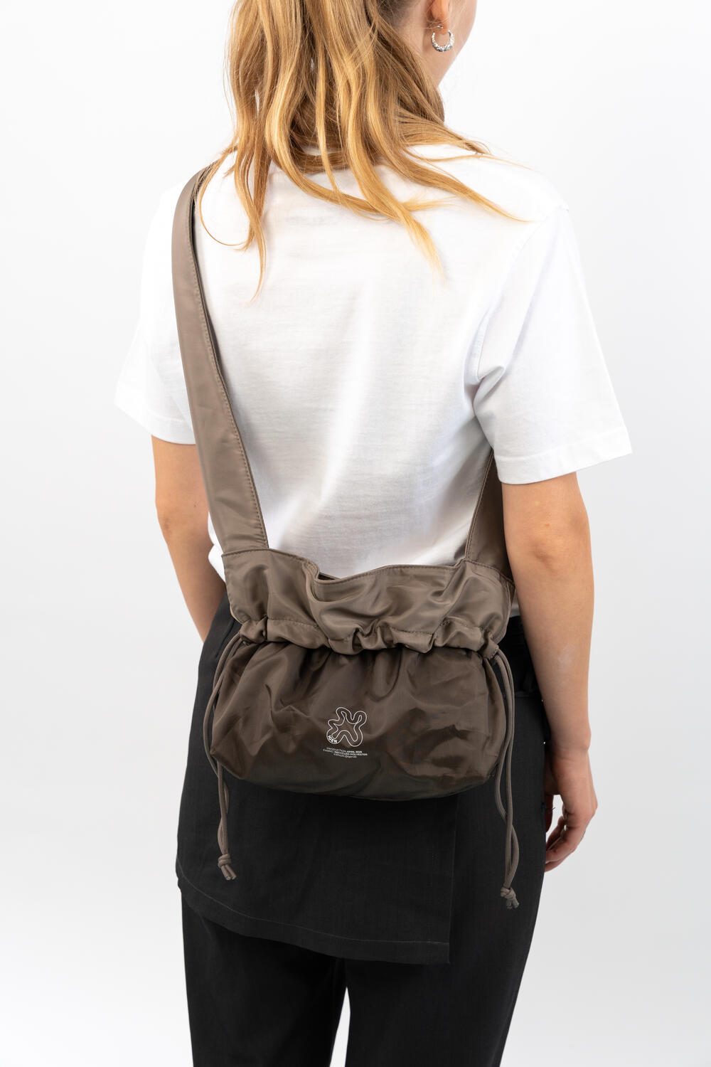 Crossbody Shield shopper - grå